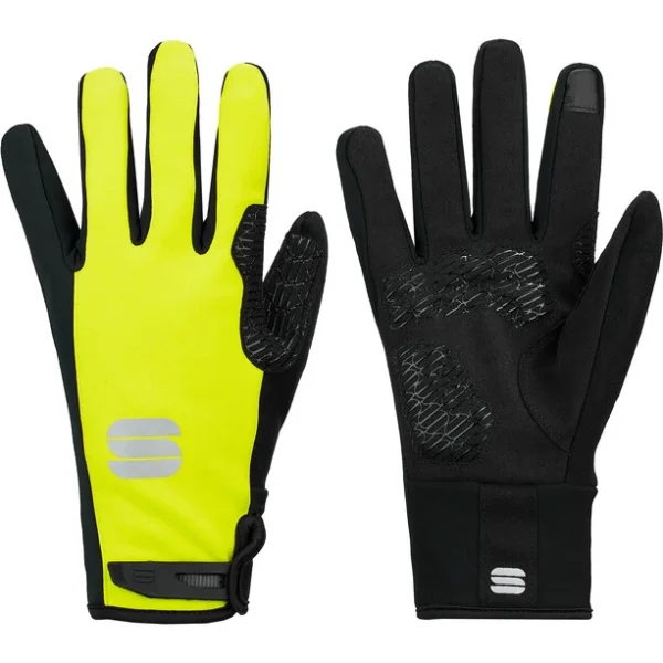 Sportful WS Essential 2 Handschuhe Schwarz/gelb 1