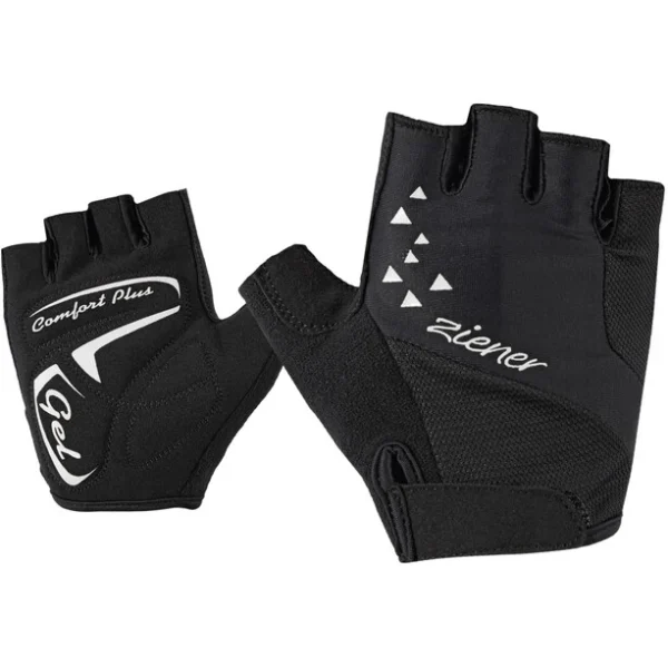 Ziener Cäci Fahrradhandschuhe Damen Schwarz 1